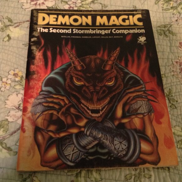 Choasium Inc. Other - ORIGINAL Demon Magic The Second Stormbringer Companion, 1985 Vintage RPG Guide